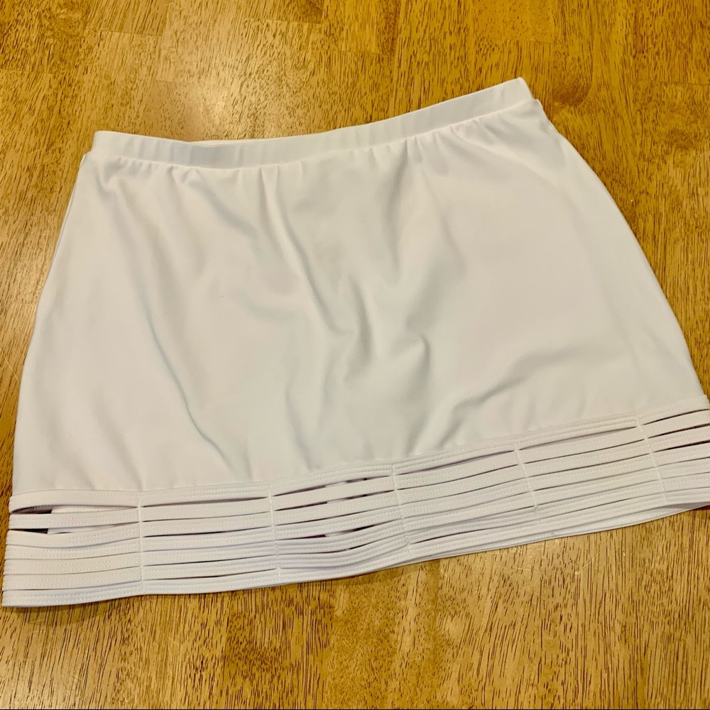 Eliza Audley White Tennis‎ Skirt M